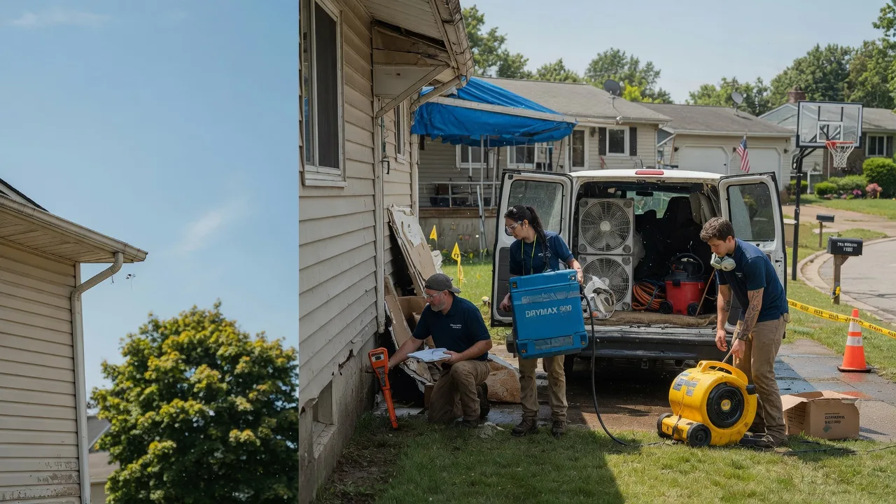 Ceiling Leak Cleanup in Slatedale, PA near me
